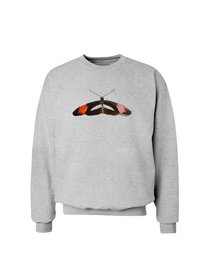 Watercolor Butterfly Black Sweatshirt-Sweatshirts-TooLoud-AshGray-Small-Davson Sales