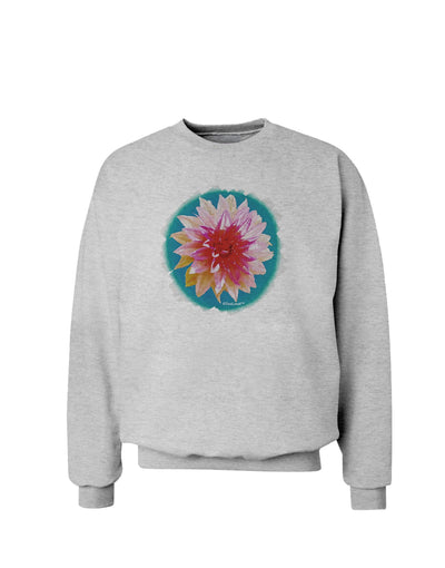 Watercolor Flower Sweatshirt-Sweatshirts-TooLoud-AshGray-Small-Davson Sales