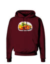 Watercolor Fruit Bowl 1 Dark Hoodie Sweatshirt-Hoodie-TooLoud-Maroon-Small-Davson Sales