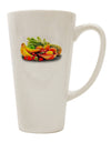 Watercolor Fruit Bowl 1 - Exquisite 16 Ounce Conical Latte Coffee Mug - TooLoud-Conical Latte Mug-TooLoud-White-Davson Sales