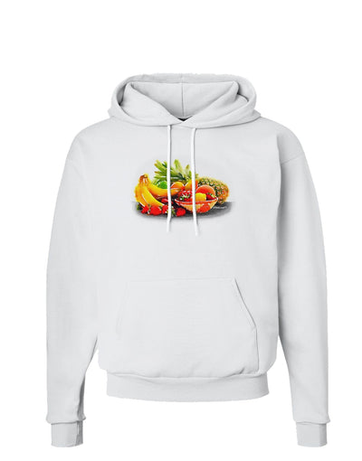 Watercolor Fruit Bowl 1 Hoodie Sweatshirt-Hoodie-TooLoud-White-Small-Davson Sales