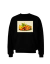 Watercolor Fruit Bowl 2 Adult Dark Sweatshirt-Sweatshirts-TooLoud-Black-Small-Davson Sales