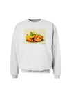 Watercolor Fruit Bowl 2 Sweatshirt-Sweatshirts-TooLoud-White-Small-Davson Sales