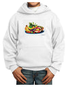 Watercolor Fruit Bowl 3 Youth Hoodie Pullover Sweatshirt-Youth Hoodie-TooLoud-White-XS-Davson Sales