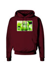 Watercolor Green Tomatoes Dark Hoodie Sweatshirt-Hoodie-TooLoud-Maroon-Small-Davson Sales