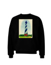 Watercolor Lighthouse 1 Adult Dark Sweatshirt-Sweatshirts-TooLoud-Black-Small-Davson Sales