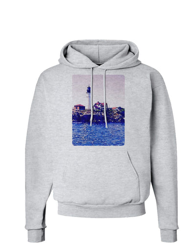 Watercolor Lighthouse 2 Hoodie Sweatshirt-Hoodie-TooLoud-AshGray-Small-Davson Sales