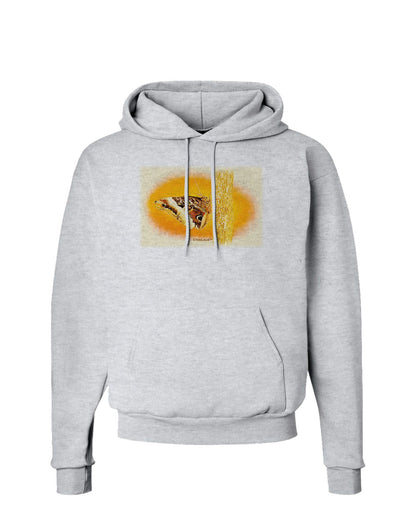 Watercolor Owl Moth Hoodie Sweatshirt-Hoodie-TooLoud-AshGray-Small-Davson Sales