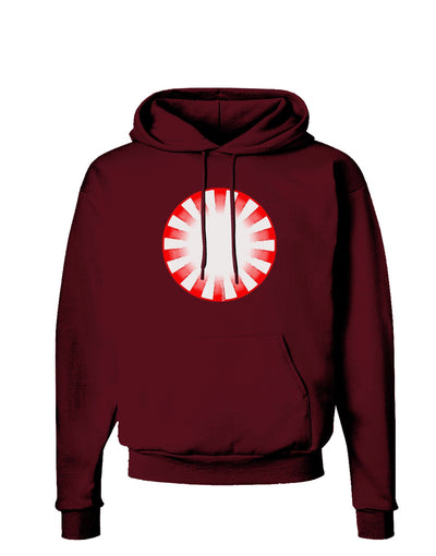 Watercolor Peppermint Dark Hoodie Sweatshirt-Hoodie-TooLoud-Maroon-Small-Davson Sales