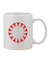 Watercolor Peppermint Design 11 oz Coffee Mug - Expertly Crafted Drinkware TooLoud-11 OZ Coffee Mug-TooLoud-White-Davson Sales