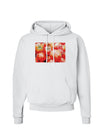 Watercolor Tomatoes Hoodie Sweatshirt-Hoodie-TooLoud-White-Small-Davson Sales