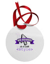 Web Designers - Style Circular Metal Ornament-Ornament-TooLoud-White-Davson Sales