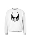 Weeping Crescent Eye - Halloween Sweatshirt-Sweatshirts-TooLoud-White-Small-Davson Sales