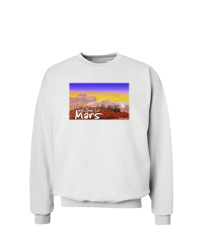 Welcome to Mars Sweatshirt-Sweatshirts-TooLoud-White-Small-Davson Sales