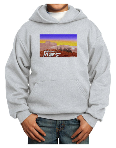 Welcome to Mars Youth Hoodie Pullover Sweatshirt-Youth Hoodie-TooLoud-Ash-XS-Davson Sales