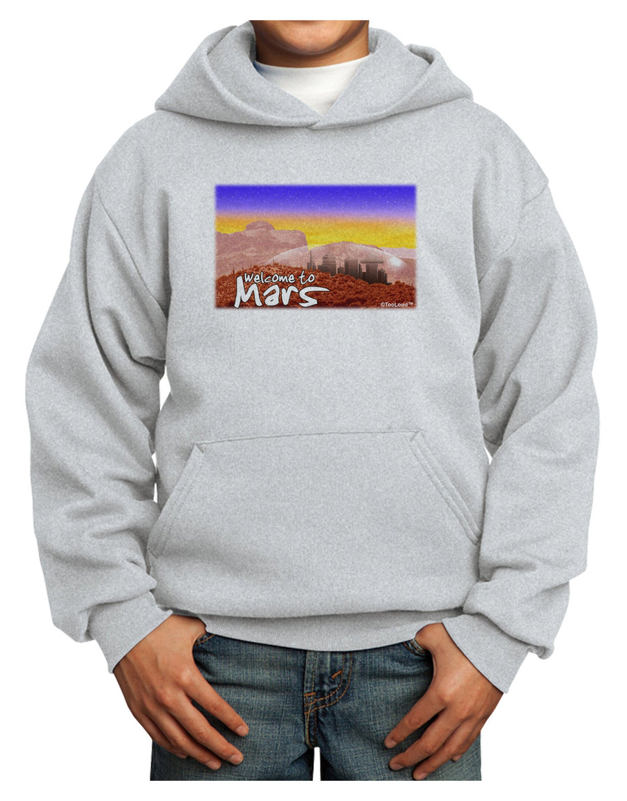 Welcome to Mars Youth Hoodie Pullover Sweatshirt-Youth Hoodie-TooLoud-White-XS-Davson Sales