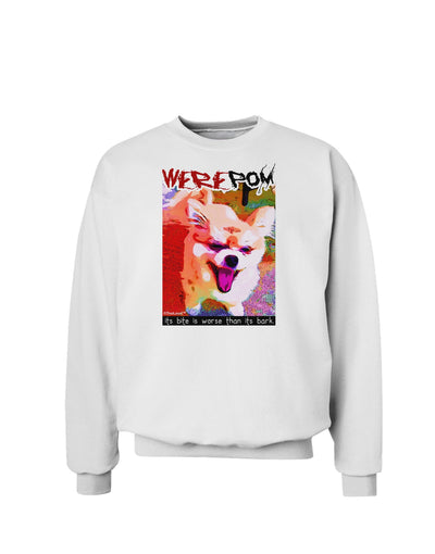 WerePom - Werewolf Pomeranian Sweatshirt by TooLoud-Sweatshirts-TooLoud-White-Small-Davson Sales