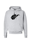 West Virginia - United States Shape Hoodie Sweatshirt-Hoodie-TooLoud-AshGray-Small-Davson Sales