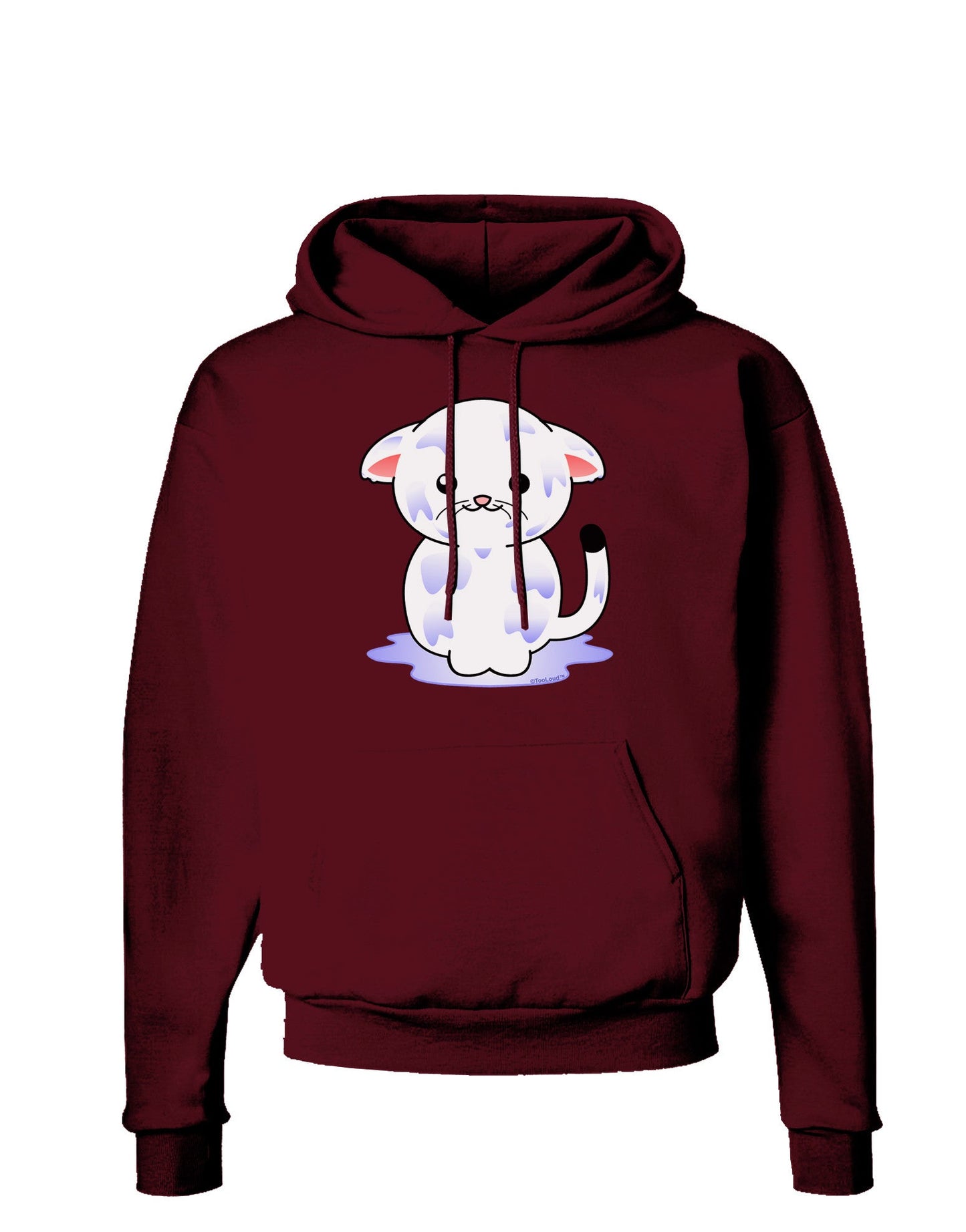 Wet Pussycat Dark Hoodie Sweatshirt-Hoodie-TooLoud-Maroon-Small-Davson Sales