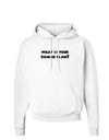 What Is Your Zombie Plan Hoodie Sweatshirt-Hoodie-TooLoud-White-Small-Davson Sales