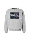 What We Think Buddha Sweatshirt-Sweatshirts-TooLoud-AshGray-Small-Davson Sales