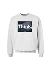 What We Think Buddha Sweatshirt-Sweatshirts-TooLoud-White-Small-Davson Sales