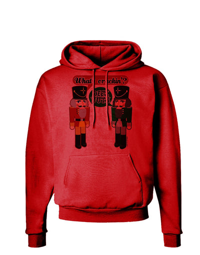 Whats Crackin - Deez Nuts Hoodie Sweatshirt by-Hoodie-TooLoud-Red-Small-Davson Sales