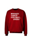 Whiskey Tango Foxtrot WTF Adult Dark Sweatshirt-Sweatshirt-TooLoud-Deep-Red-Small-Davson Sales