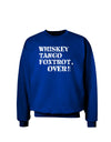 Whiskey Tango Foxtrot WTF Adult Dark Sweatshirt-Sweatshirt-TooLoud-Deep-Royal-Blue-Small-Davson Sales