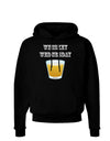 Whiskey Wednesday Design - Text Dark Hoodie Sweatshirt by TooLoud-Hoodie-TooLoud-Black-Small-Davson Sales