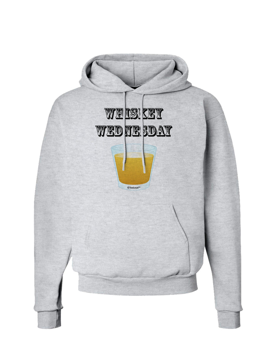 Whiskey Wednesday Design - Text Hoodie Sweatshirt by TooLoud-Hoodie-TooLoud-White-Small-Davson Sales