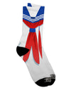 White Adult Crew Socks All Over Print - Ideal Addition to Your School Uniform Ensemble - TooLoud-Socks-TooLoud-White-Ladies-4-6-Davson Sales