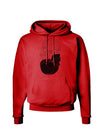 White And Black Inverted Skulls Hoodie Sweatshirt by TooLoud-Hoodie-TooLoud-Red-Small-Davson Sales