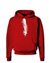 White Feather Dark Hoodie Sweatshirt-Hoodie-TooLoud-Red-Small-Davson Sales