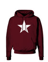 White Star Dark Hoodie Sweatshirt-Hoodie-TooLoud-Maroon-Small-Davson Sales