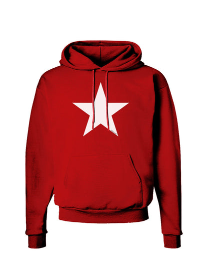 White Star Dark Hoodie Sweatshirt-Hoodie-TooLoud-Red-Small-Davson Sales