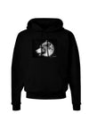 White Wolf Moon Dark Hoodie Sweatshirt-Hoodie-TooLoud-Black-Small-Davson Sales