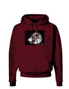 White Wolf Moon Dark Hoodie Sweatshirt-Hoodie-TooLoud-Maroon-Small-Davson Sales