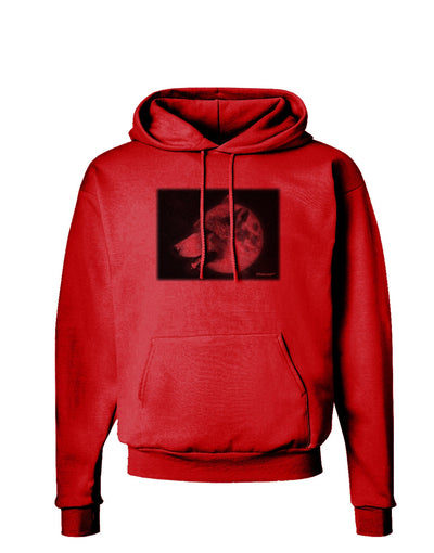 White Wolf Moon Hoodie Sweatshirt-Hoodie-TooLoud-Red-Small-Davson Sales