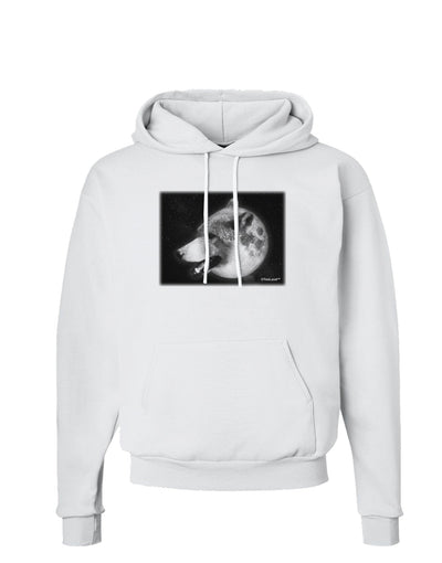 White Wolf Moon Hoodie Sweatshirt-Hoodie-TooLoud-White-Small-Davson Sales