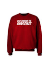 Who Ordered The Awesome Adult Dark Sweatshirt by TooLoud-Sweatshirts-TooLoud-Deep-Red-Small-Davson Sales