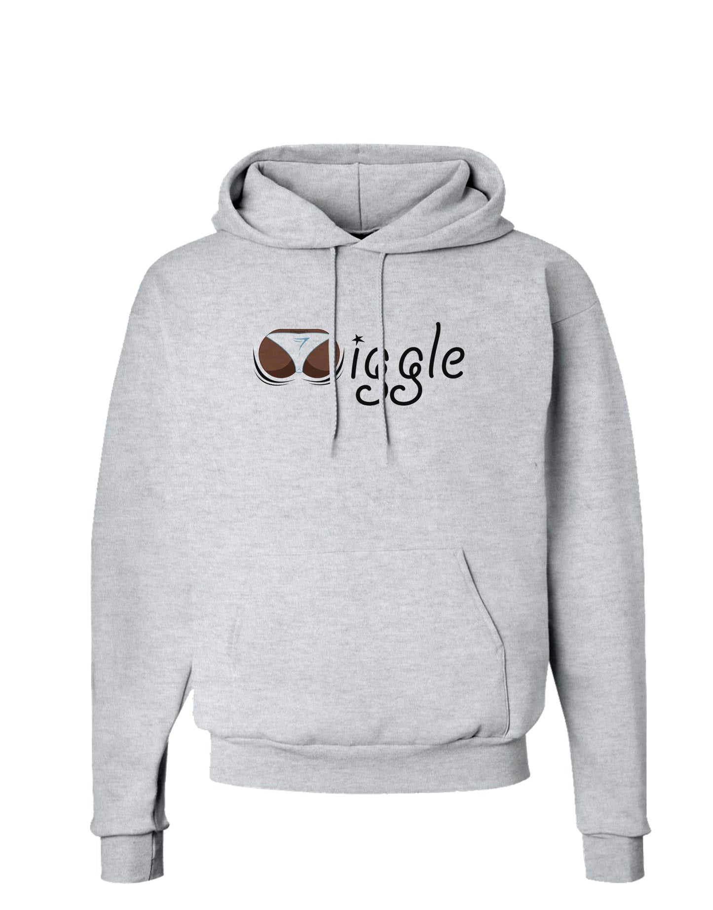 Wiggle - Twerk Dark Hoodie Sweatshirt-Hoodie-TooLoud-AshGray-Small-Davson Sales
