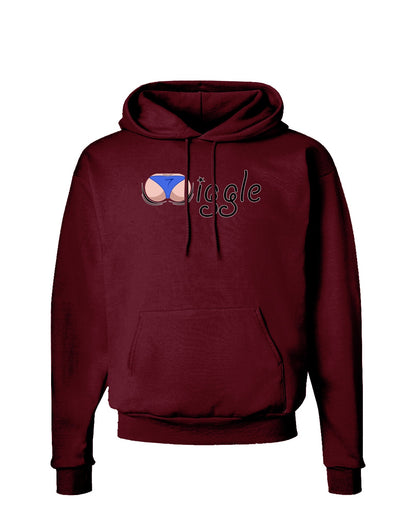 Wiggle - Twerk Light Dark Hoodie Sweatshirt-Hoodie-TooLoud-Maroon-Small-Davson Sales