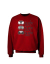 Wiggle Wiggle Wiggle - Twerk Adult Dark Sweatshirt-Sweatshirts-TooLoud-Deep-Red-Small-Davson Sales