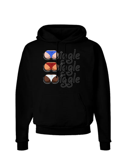 Wiggle Wiggle Wiggle - Twerk Color Dark Hoodie Sweatshirt-Hoodie-TooLoud-Black-Small-Davson Sales