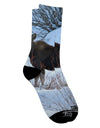 Winter Scene All-Over-Print Adult Crew Socks - Enhance Your Style with Impeccable All Over Print Design - TooLoud-Socks-TooLoud-White-Ladies-4-6-Davson Sales