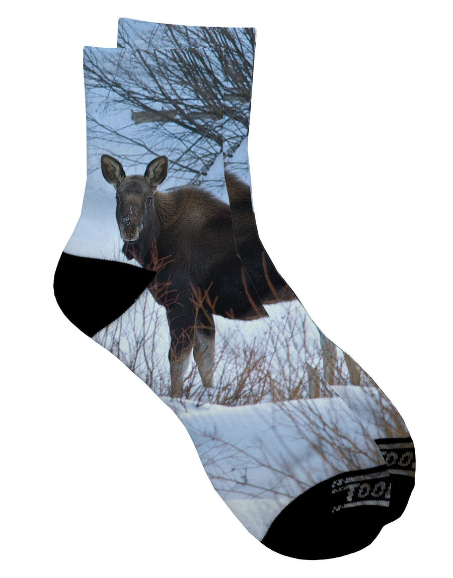 Winter Scene All-Over-Print Adult Short Socks - Enhance Your Style with All Over Print - TooLoud-Socks-TooLoud-White-Ladies-4-6-Davson Sales