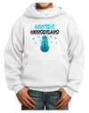 Winter Wonderland Snowman Youth Hoodie Pullover Sweatshirt-Youth Hoodie-TooLoud-White-XS-Davson Sales