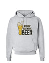 Wishin you were Beer Hoodie Sweatshirt-Hoodie-TooLoud-AshGray-Small-Davson Sales