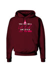 Witch - Bad Thing Text Dark Hoodie Sweatshirt-Hoodie-TooLoud-Maroon-Small-Davson Sales